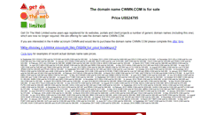 Desktop Screenshot of cwmn.com